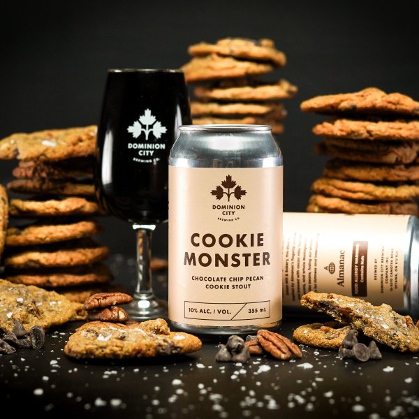 Dominion City Brewing et Almanac Urban Mill & Bakery lancent Cookie Monster Chocolate Chip Pecan Cookie Stout – Canadian Beer News